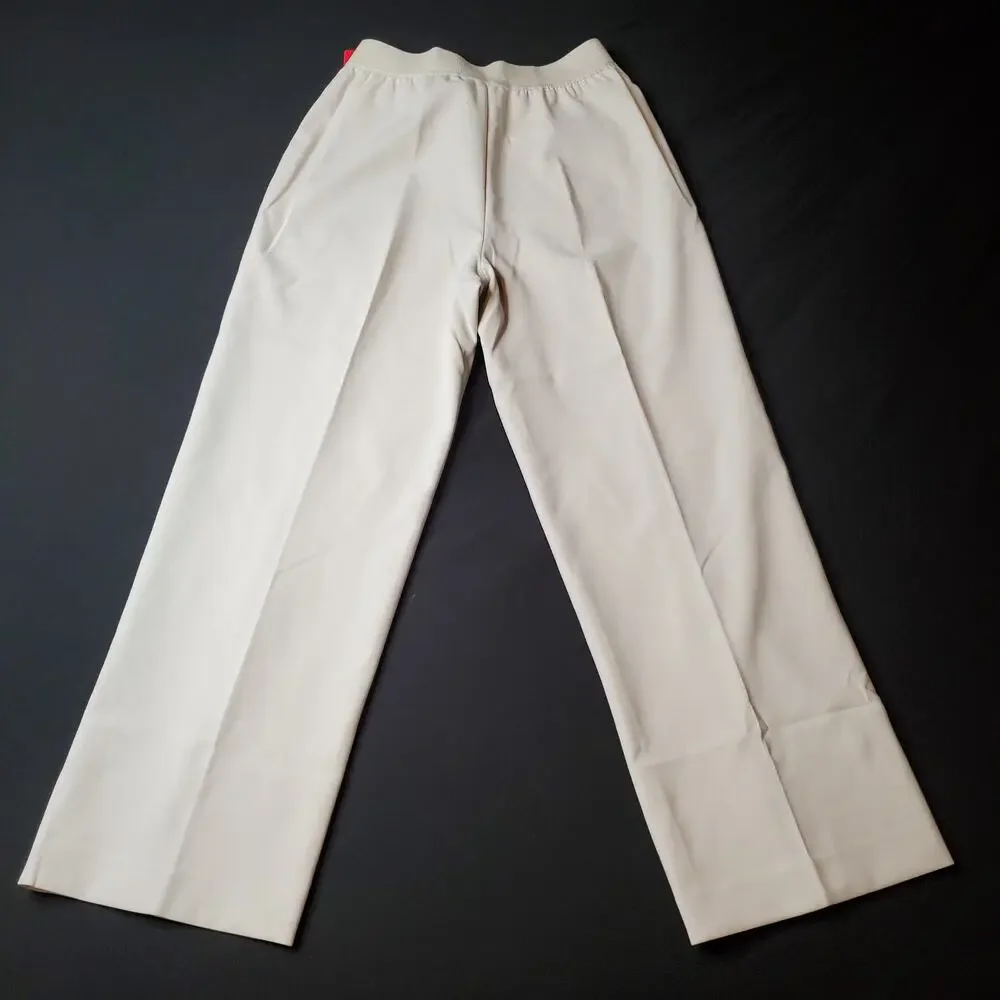 Spanx Women's Size M NWT Carefree Opacity Crepe Trousers Ivory White 20910 - Picture 5 of 9